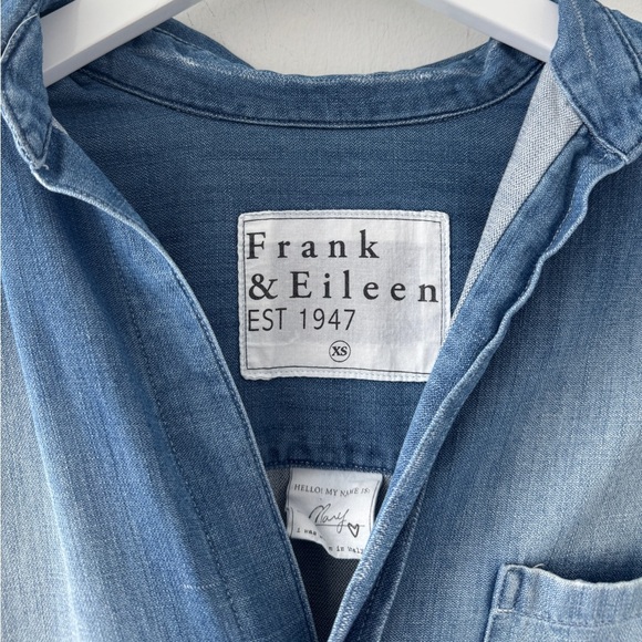 FRANK & EILEEN Mary Denim Shirtdress XS - Picture 9 of 9